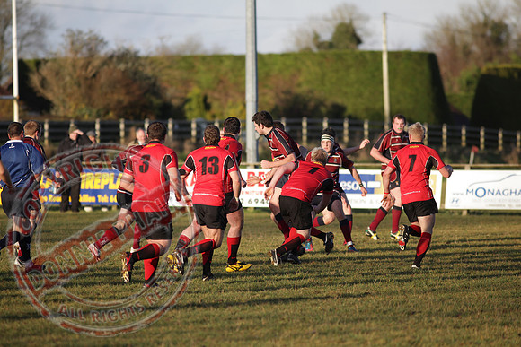 Enniskillen 1st XV (11) V Carrick (Carrickfergus) (0) in Rugby League.