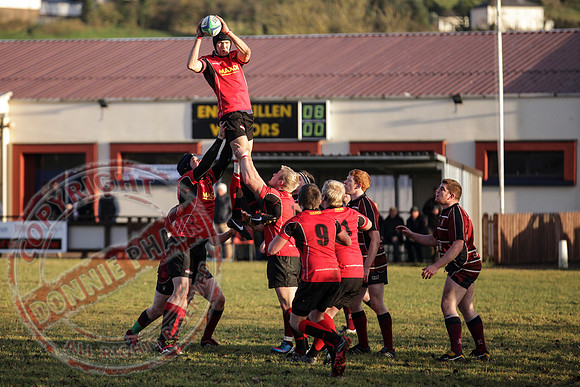 Enniskillen 1st XV (11) V Carrick (Carrickfergus) (0) in Rugby League.