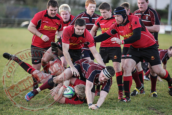 Enniskillen 1st XV (11) V Carrick (Carrickfergus) (0) in Rugby League.