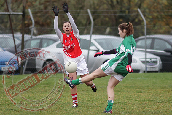 Newtownbutler First Fermanagh's Senior Ladies (3-4) V Cahir of Tipperary (5-9) in Tesco All Ireland Intermediate Ladies Semi-Final