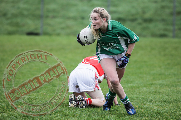 Newtownbutler First Fermanagh's Senior Ladies (3-4) V Cahir of Tipperary (5-9) in Tesco All Ireland Intermediate Ladies Semi-Final