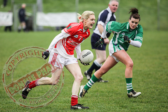 Newtownbutler First Fermanagh's Senior Ladies (3-4) V Cahir of Tipperary (5-9) in Tesco All Ireland Intermediate Ladies Semi-Final