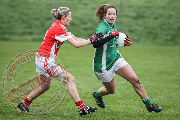 Newtownbutler First Fermanagh's Senior Ladies (3-4) V Cahir of Tipperary (5-9) in Tesco All Ireland Intermediate Ladies Semi-Final