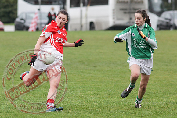 Newtownbutler First Fermanagh's Senior Ladies (3-4) V Cahir of Tipperary (5-9) in Tesco All Ireland Intermediate Ladies Semi-Final
