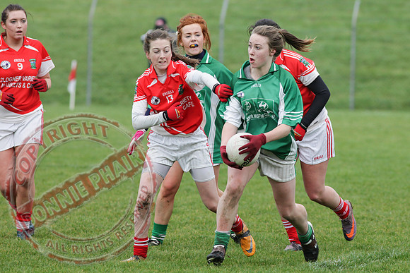 Newtownbutler First Fermanagh's Senior Ladies (3-4) V Cahir of Tipperary (5-9) in Tesco All Ireland Intermediate Ladies Semi-Final