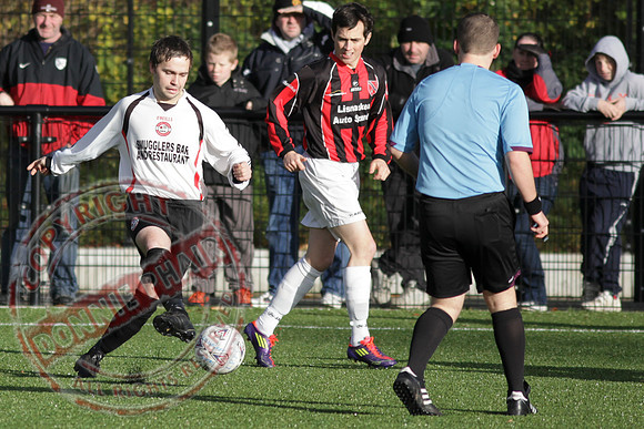 Lisnaskea Rovers (8) V Glebe United (0) in Irish Junior Cup.