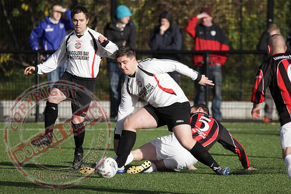 Lisnaskea Rovers (8) V Glebe United (0) in Irish Junior Cup.