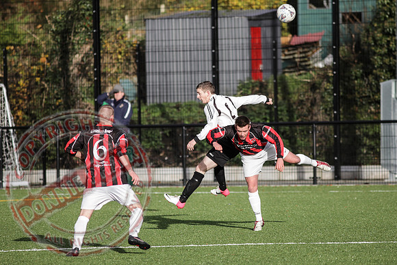 Lisnaskea Rovers (8) V Glebe United (0) in Irish Junior Cup.