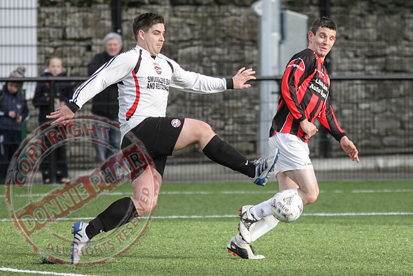 Lisnaskea Rovers (8) V Glebe United (0) in Irish Junior Cup.