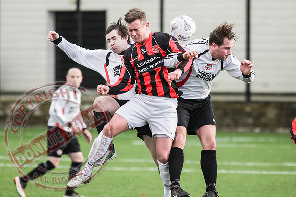 Lisnaskea Rovers (8) V Glebe United (0) in Irish Junior Cup.
