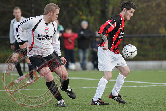 Lisnaskea Rovers (8) V Glebe United (0) in Irish Junior Cup.