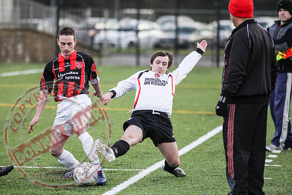 Lisnaskea Rovers (8) V Glebe United (0) in Irish Junior Cup.