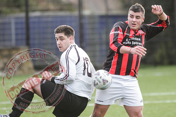 Lisnaskea Rovers (8) V Glebe United (0) in Irish Junior Cup.