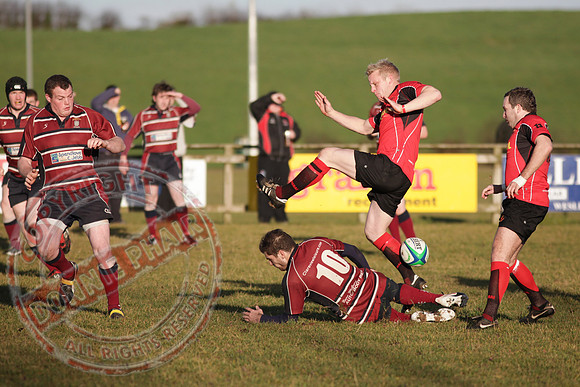 Enniskillen 1st XV (11) V Carrick (Carrickfergus) (0) in Rugby League.