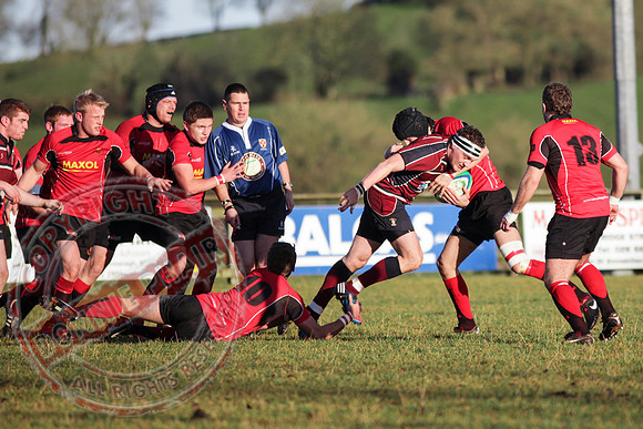 Enniskillen 1st XV (11) V Carrick (Carrickfergus) (0) in Rugby League.