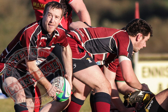 Enniskillen 1st XV (11) V Carrick (Carrickfergus) (0) in Rugby League.