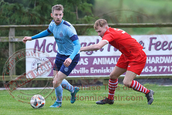 Enniskillen Rangers (3) V Enniskillen Town (1) in Mercer Football League-1