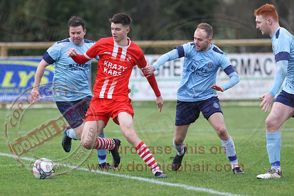 Enniskillen Rangers (3) V Enniskillen Town (1) in Mercer Football League-5