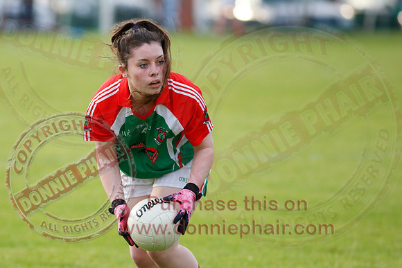 Lisnaskea (4-12) V Newtownbutler (4-6) in Ladies Intermediate GAA Football Championship Semi-Final.