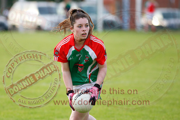 Lisnaskea (4-12) V Newtownbutler (4-6) in Ladies Intermediate GAA Football Championship Semi-Final.