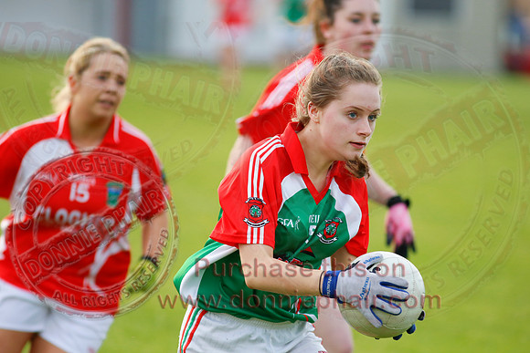 Lisnaskea (4-12) V Newtownbutler (4-6) in Ladies Intermediate GAA Football Championship Semi-Final.
