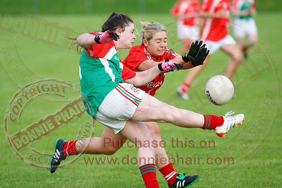 Lisnaskea (4-12) V Newtownbutler (4-6) in Ladies Intermediate GAA Football Championship Semi-Final.
