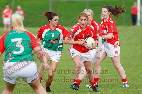 Lisnaskea (4-12) V Newtownbutler (4-6) in Ladies Intermediate GAA Football Championship Semi-Final.