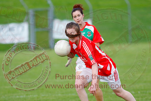 Lisnaskea (4-12) V Newtownbutler (4-6) in Ladies Intermediate GAA Football Championship Semi-Final.