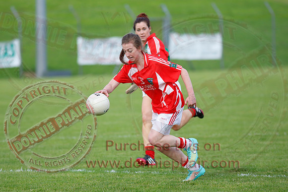 Lisnaskea (4-12) V Newtownbutler (4-6) in Ladies Intermediate GAA Football Championship Semi-Final.