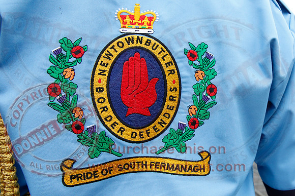 Loyalist Parade and Protest in Newtownbutler.