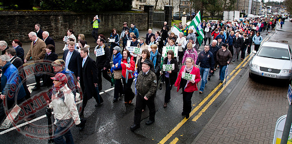 Quinn Insurance Protest in Cavan Town.