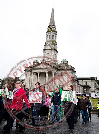 Quinn Insurance Protest in Cavan Town.