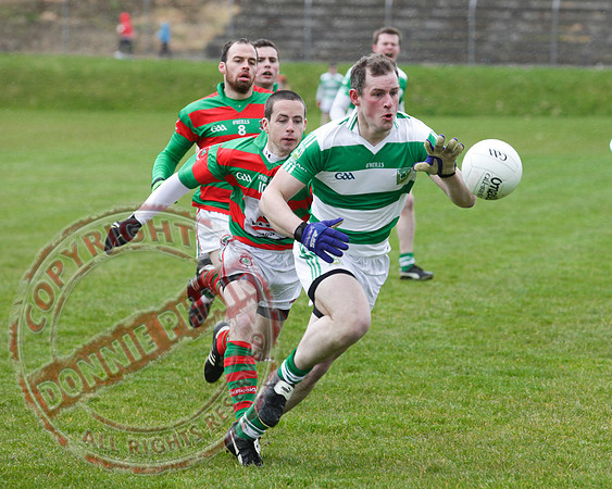 Lisnaskea Emmetts V Teemore Senior GAA League Football.