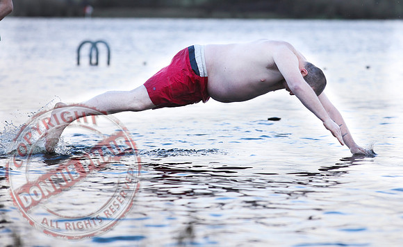 Galloon Island Charity Swim taken near Newtowbutler, County Fermanagh.  The swim takes place every year as with the people swimming for charity.
