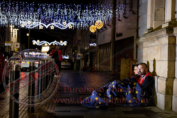 First Housing Charity Sleep Out at The Diamond , Enniskillen-1