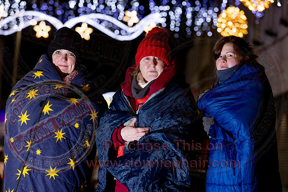 First Housing Charity Sleep Out at The Diamond , Enniskillen-5