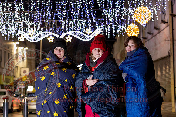 First Housing Charity Sleep Out at The Diamond , Enniskillen-6