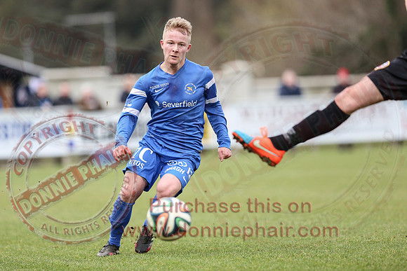 Ballinamallard United (2) V Coleraine (1) in IFA Premier League.