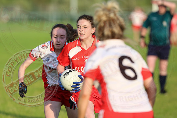 Newtownbutler (0-6) V St. Pat's Donagh (0-5) in U16 Ladies GAA Football League Division 2 Final.