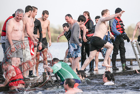 Galloon Island Charity Swim on New Year's Day.