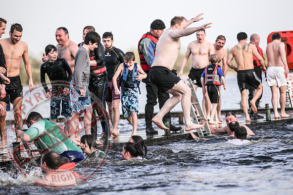 Galloon Island Charity Swim on New Year's Day.