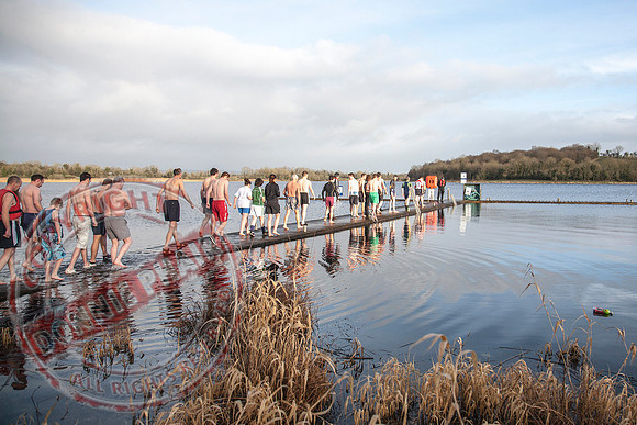 Galloon Island Charity Swim on New Year's Day.