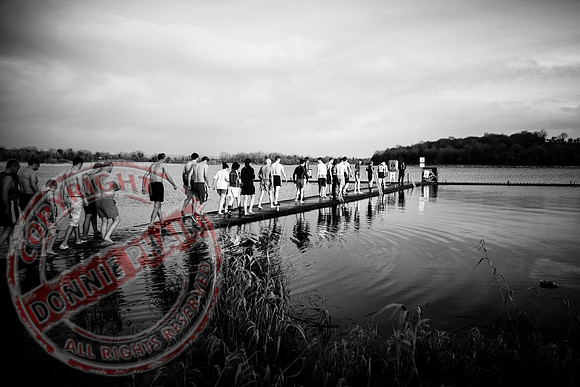 Galloon Island Charity Swim on New Year's Day.