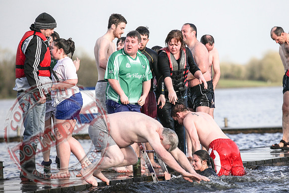 Galloon Island Charity Swim on New Year's Day.