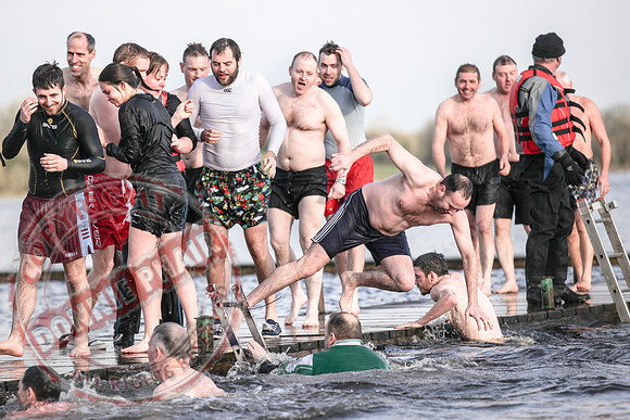Galloon Island Charity Swim on New Year's Day.