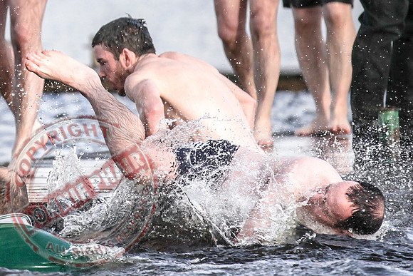 Galloon Island Charity Swim on New Year's Day.