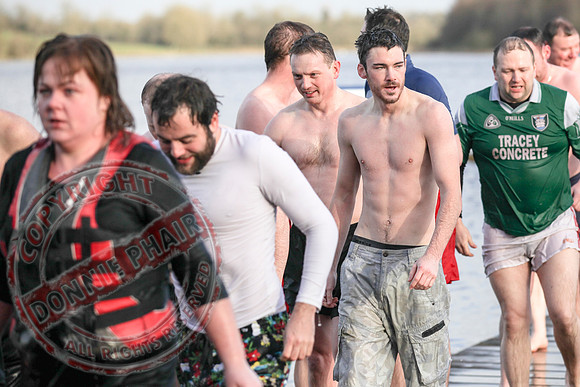 Galloon Island Charity Swim on New Year's Day.