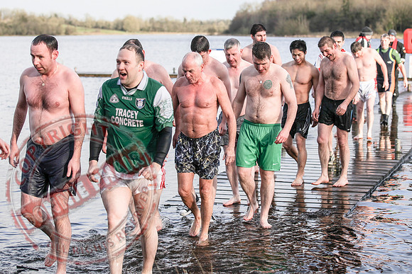 Galloon Island Charity Swim on New Year's Day.