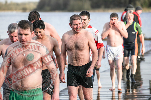 Galloon Island Charity Swim on New Year's Day.