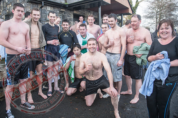 Galloon Island Charity Swim on New Year's Day.